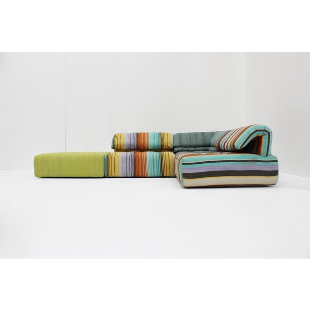 Vintage Voyage Immobile Modular Sofa from Roche Bobois, 1990s, Set of 4 For Sale - Image 3 of 12