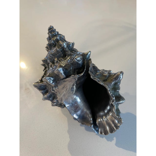 Silver 1950s Silver Plated Shell Buccellati Style For Sale - Image 8 of 12