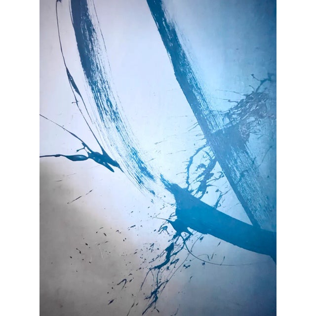 Vintage Large Signed "The 8 Hour Shift" Abstract Painting For Sale In Atlanta - Image 6 of 9