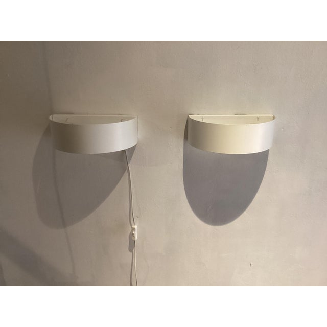 Metal Wall Lights attributed to Bruno Gatta for Stilnovo, 1960s, Set of 2 For Sale - Image 7 of 8