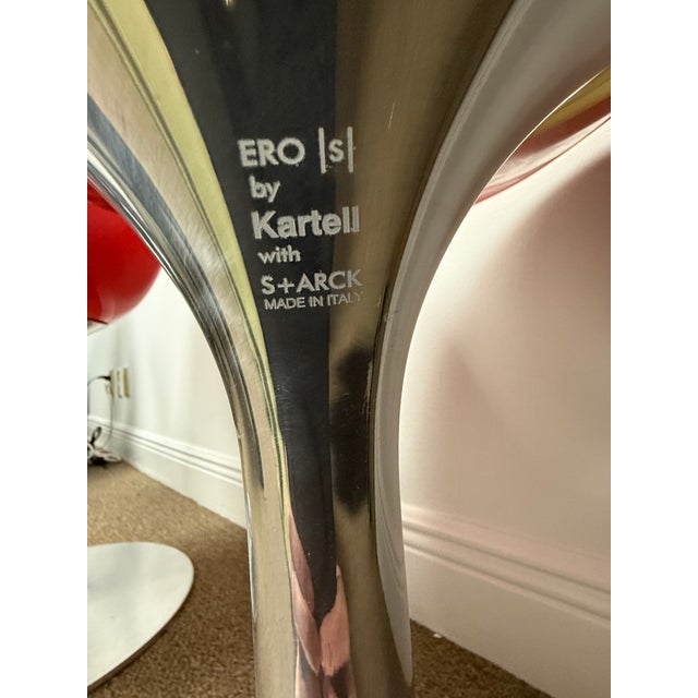 Metal Late 20th Century Kartell Eros Swivel Chairs by Philippe Starck For Sale - Image 7 of 8
