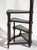 Wood Victorian Wooden Library Stairs in Green Leather, 1940s For Sale - Image 7 of 11
