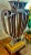 Polished Metal Shade & Wrought IronTable Lamp, France, 1940s For Sale - Image 14 of 18