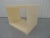 Beige Custom Acrylic Table With Tray Top With Reverse Glass Painted Art For Sale - Image 8 of 8