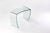 Contemporary Bent Straights Side Table in Crystal Glass by Barberini & Gunnell For Sale - Image 3 of 8