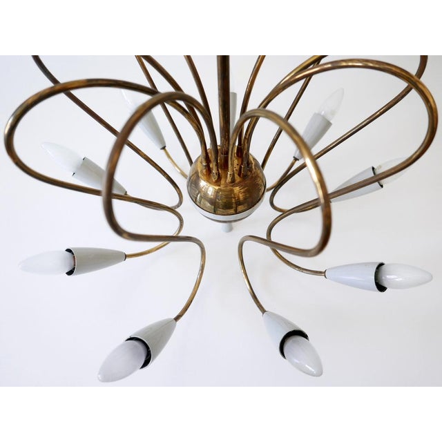 Mid-Century Modern Sputnik Pendant Lamp, 1950s For Sale - Image 15 of 18