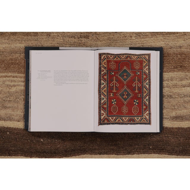 Vintage Persian Gabbeh Rug, Brown and Beige Striped Tribal Design - Rug & Kilim For Sale - Image 9 of 10