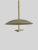Contemporary Minimalist Brass Pendant - Handcrafted Metal Lighting Fixture For Sale - Image 3 of 6