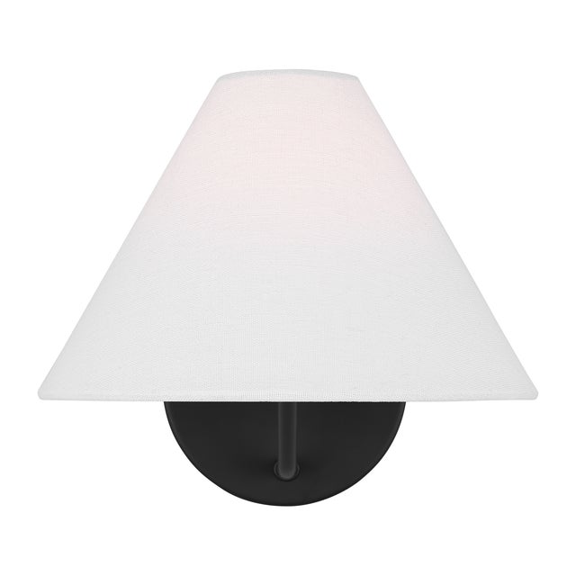 Visual Comfort Studio Burke 1-Light Sconce in Midnight Black For Sale In Greenville, SC - Image 6 of 6