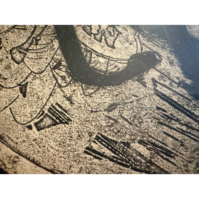 Vintage Mid Century Modern 1966 “Ritual Disc Iv” Signed Art by R. Dorset For Sale In Atlanta - Image 6 of 12