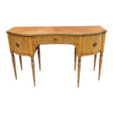 1950s Robert Irwin Louis XVI Burl Walnut Dressing Table / Vanity For Sale