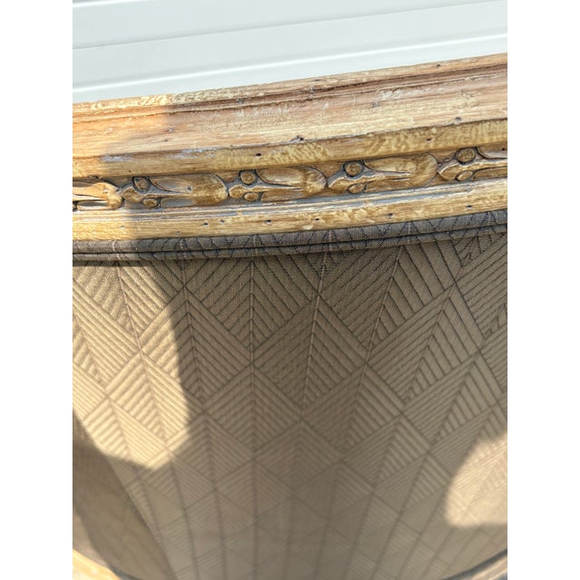 2020s Elegant French Country Style Upholstered Club Chairs/Pair For Sale - Image 5 of 12