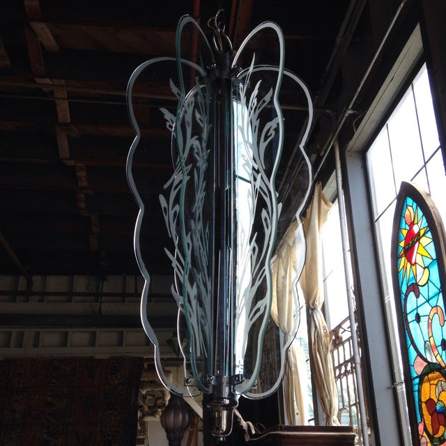 Art Deco Art Deco Butterfly Chandelier For Sale - Image 3 of 10