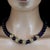 Traditional Artisan 19-Inch Amethyst Beaded Necklace With Gold Accents, Usa For Sale - Image 3 of 6
