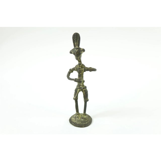 Antique 19th Century Bronze African Sculpture Figurine For Sale - Image 4 of 4
