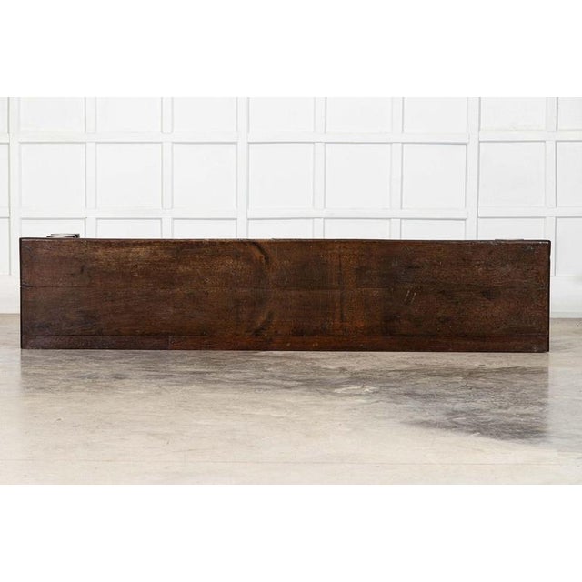 Wood Large 18th Century English Oak Dresser Base, 1780 For Sale - Image 7 of 17