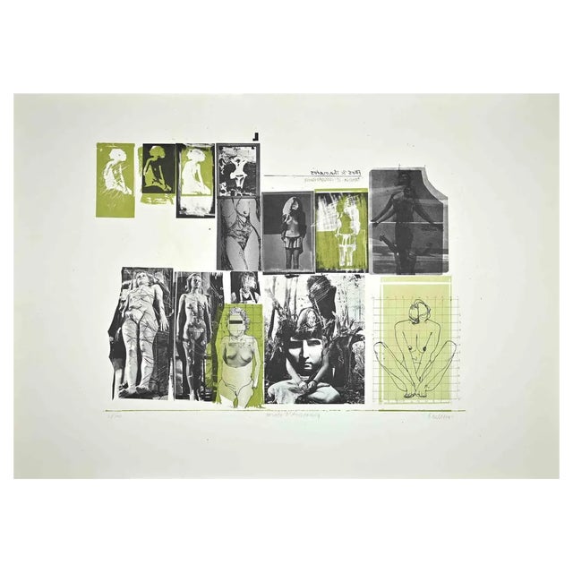 Sergio Barletta, Eros and Thanatos, Etching, 1970s For Sale