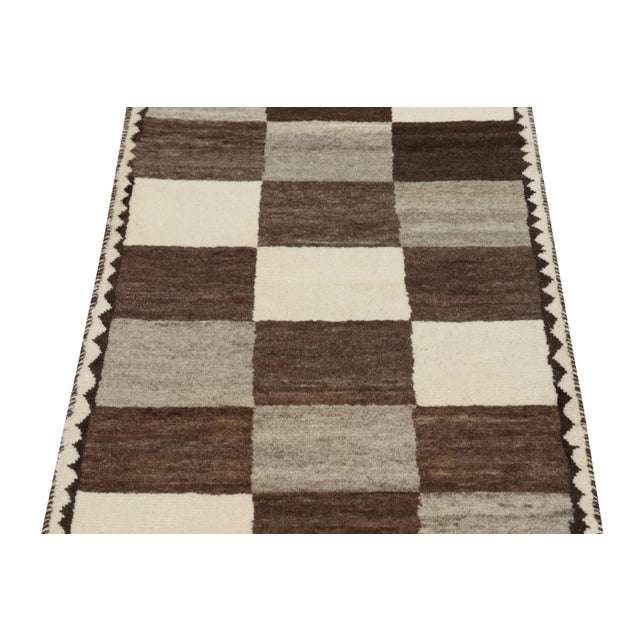 This vintage 2x5 Persian Gabbeh rug is the latest entry to Rug & Kilim’s curation of rare tribal pieces. Hand-knotted in...