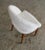 1950s Frode Holm Vanity or Dressing Chair in Teak and Sheepskin, Denmark, 1950s For Sale - Image 5 of 6