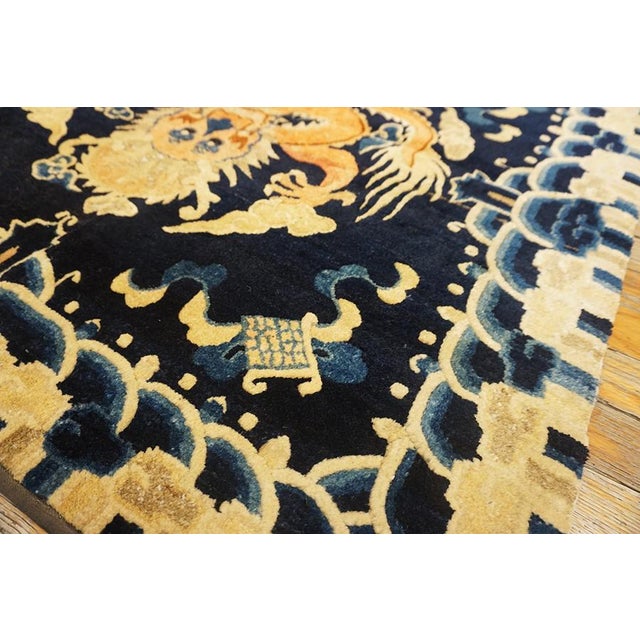 19th Century Chinese Ningxia Rug For Sale In New York - Image 6 of 13