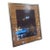 Woven Rattan Picture Frame With Metal Border For Sale