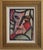 Florentine School Artist, Hidden Portraits XVII, 1990s, Acrylic on Canvas, Framed For Sale - Image 10 of 10