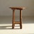 Wood Dutch Amsterdam School Art Deco Stepped Side Table with Ball Feet, 1920s For Sale - Image 7 of 16