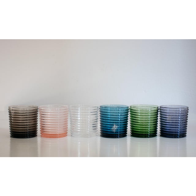 Art Deco Murano Glasses by Mariana Iskra, Set of 6 For Sale - Image 13 of 17