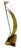 Mid-Century Modern 1970s Mid-Century Modern Brutalist Brass Sailboat Sculpture on Onyx Base by Yosi - 13" For Sale - Image 3 of 13