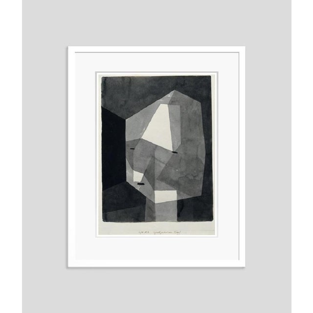 Rough-Cut Head Klee, Paul; Swiss artist; 1879–1940. Rough-Cut Head. Drawing, 1935. Ink wash and graphite on paper mounted...