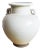 Farmhouse Vintage White Ceramic Jug Vase For Sale