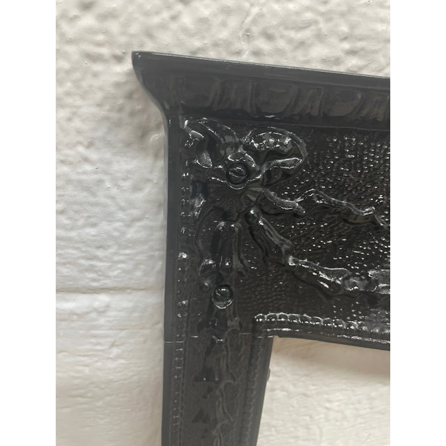 Late 18th Century Late 19th Century 25.5" W X 30.5"h Cherub Decorative Fireplace Surround For Sale - Image 5 of 6