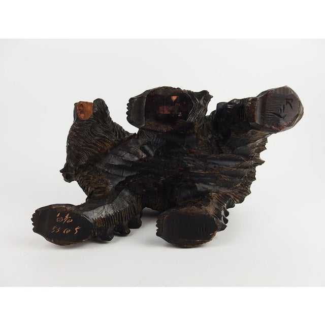 Carved Wooden Ainu Bear, 1960s For Sale - Image 12 of 17