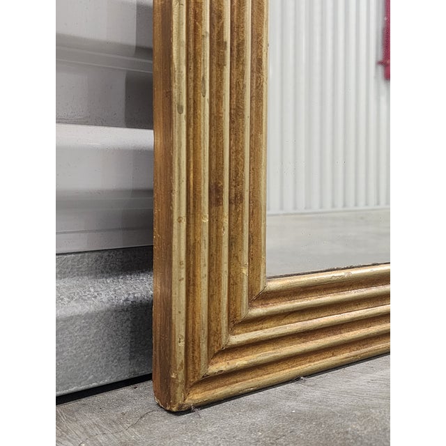 Gold Antique Late 19th Century Empire Style Gilded Mirror From the Waldorf Astoria Hotel Nyc For Sale - Image 8 of 18