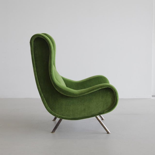 1950s Italian Senior Lounge Chair by Marco Zanuso for Arflex, 1955 For Sale - Image 5 of 8