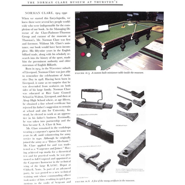 Blue "The Billiard Encyclopedia: An Illustrated History of the Sport" 1994 Stein, Victor and Rubino, Paul For Sale - Image 8 of 12