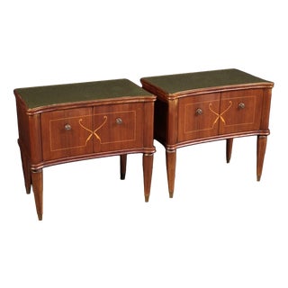 Italian Bedside Tables in the style of Paolo Buffa, 1960, Set of 2 For Sale
