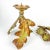 Contemporary 2000s Cs Arte Firenze Cast Bronze Oak Branches With Leaves and Acorns Candleholders- Set of 2 For Sale - Image 3 of 11