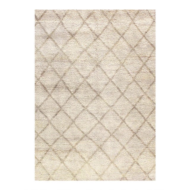 Contemporary Modern Moroccan Rug - 6' X 8'9" For Sale - Image 3 of 4