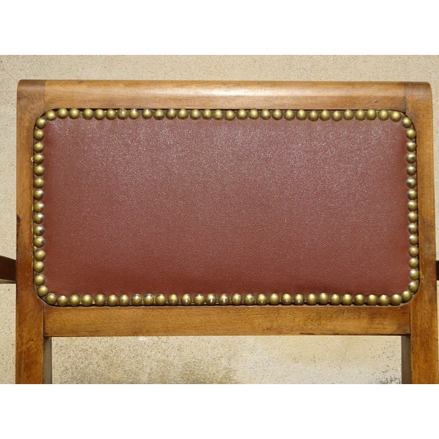 1940s Vintage Art Deco Bridge Chairs, 1940s, Set of 3 For Sale - Image 5 of 18