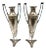 Antique Art Noveau Silver Urns - a Pair For Sale
