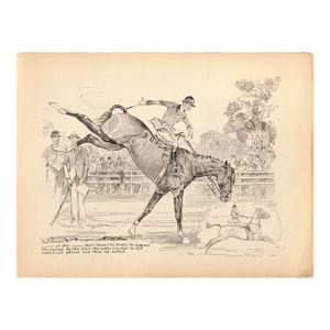 ___ of the ___ Hunt Team ('Tis Kinder to Supress the Names) Paul Brown 1933 Reproduction