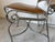 Palma Brava Wrought Iron & Brown Leather Dining Chairs – Set of 4 For Sale - Image 11 of 13