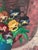 G. Stränz, Pansies in Blue Vase, 1960s, Oil Painting on Canvas, Framed For Sale - Image 5 of 17