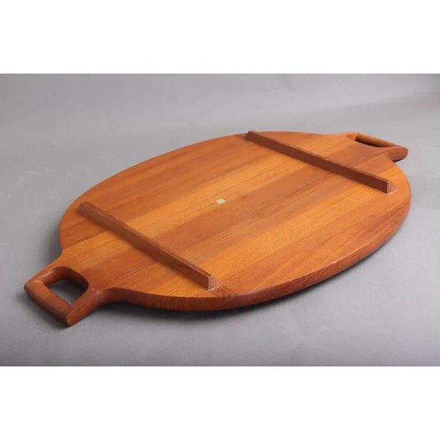 Large Teak Serving Tray by Jens H. Quistgaard for Dansk Design, 1960s For Sale - Image 6 of 10