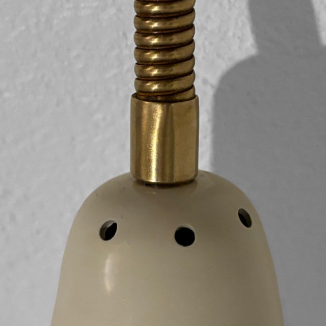 Vintage 8661 Wall Lamp in Brass and Steel from Böhlmarks, Sweden, 1940s For Sale - Image 12 of 14
