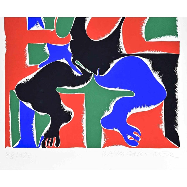 Screen print on paper, realized in 1970s. Hand signed and numbered in pencil. Edition of 120. Very good condition. This...