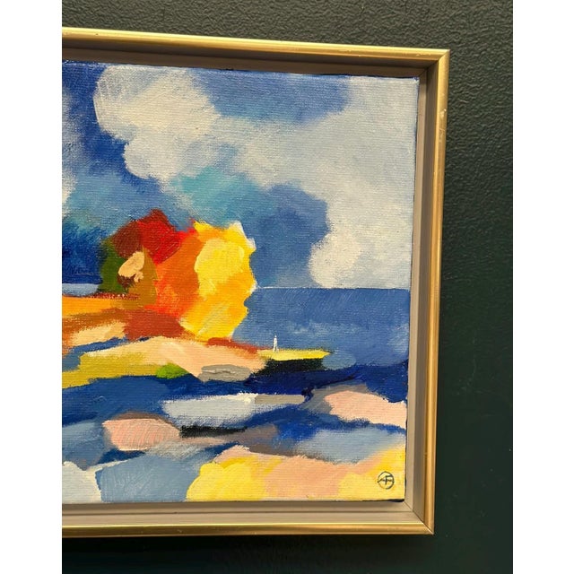Anita Fröding, The Wandering Poet, 1950s, Oil Painting on Canvas, Framed For Sale - Image 4 of 18
