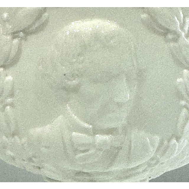 English Late 19th Century Earl of Beaconsfield Milk Glass Chalice For Sale - Image 3 of 8