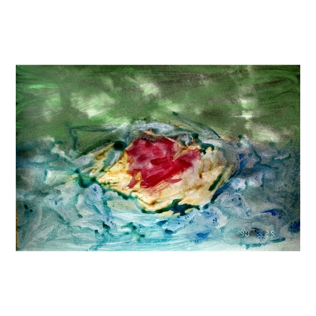 Nobuyoshi Araki, Untitled, Painted Photograph, Landscape Nobuyoshi Araki For Sale